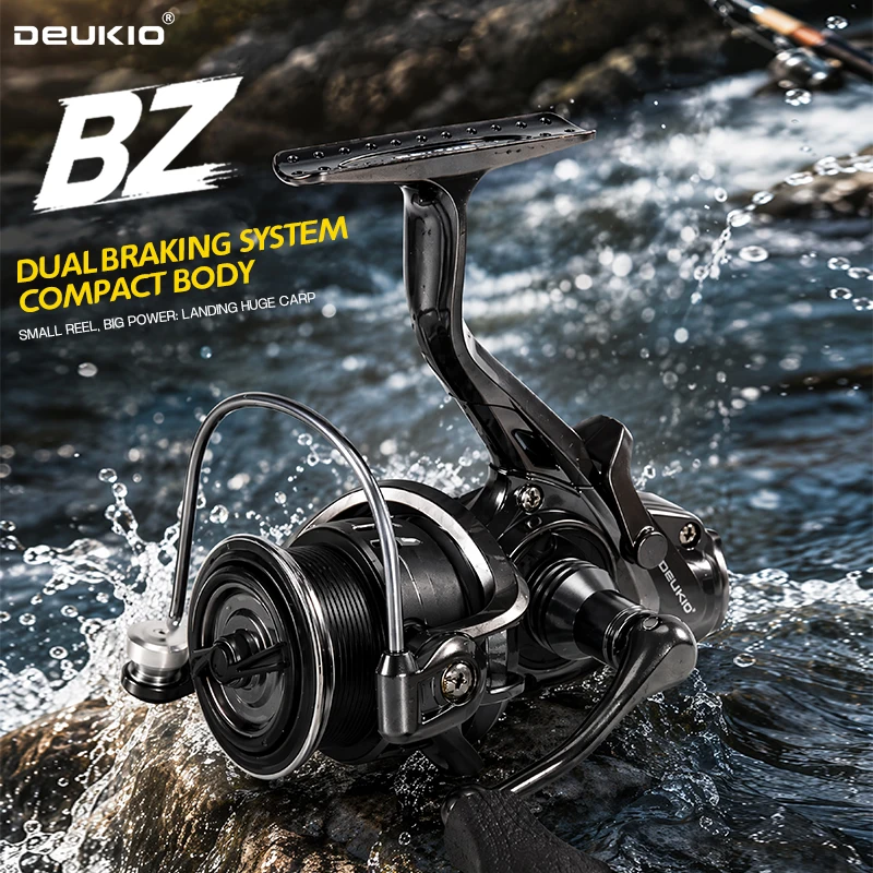 Ice Fishing Reel - DEUKIO بكرة صيد دوارة صغيرة بتصميم