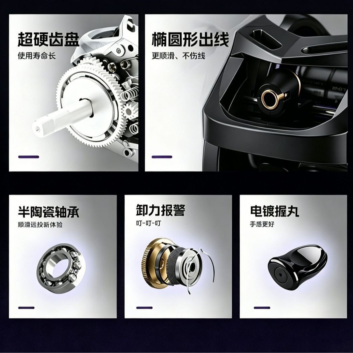 بكرة صيد C1 بنظام 3 فرامل مضاد - مراجعة Ice Fishing Reel وسعره